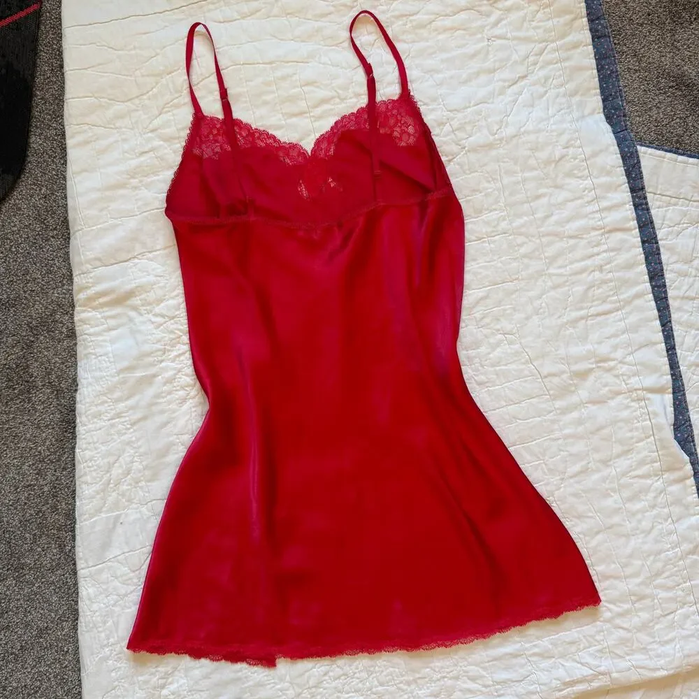 Victoria Secret red satin